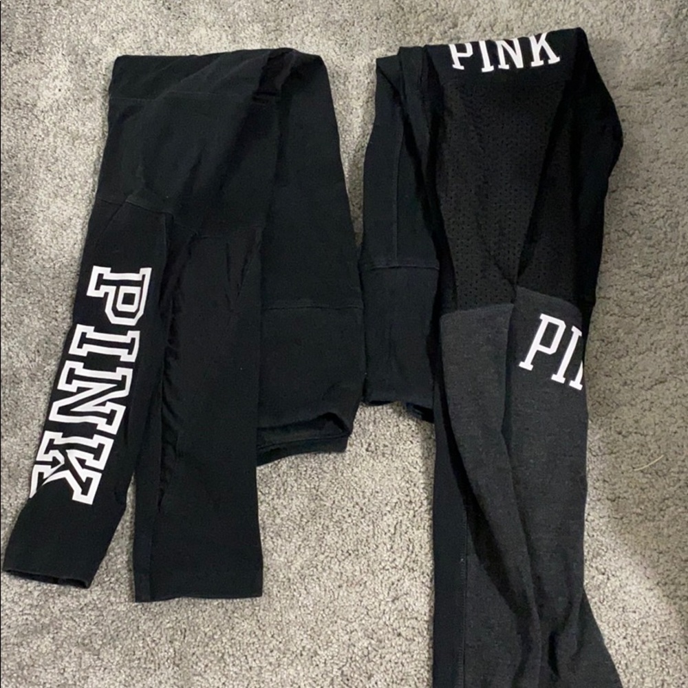 PINK leggings (2 pairs)